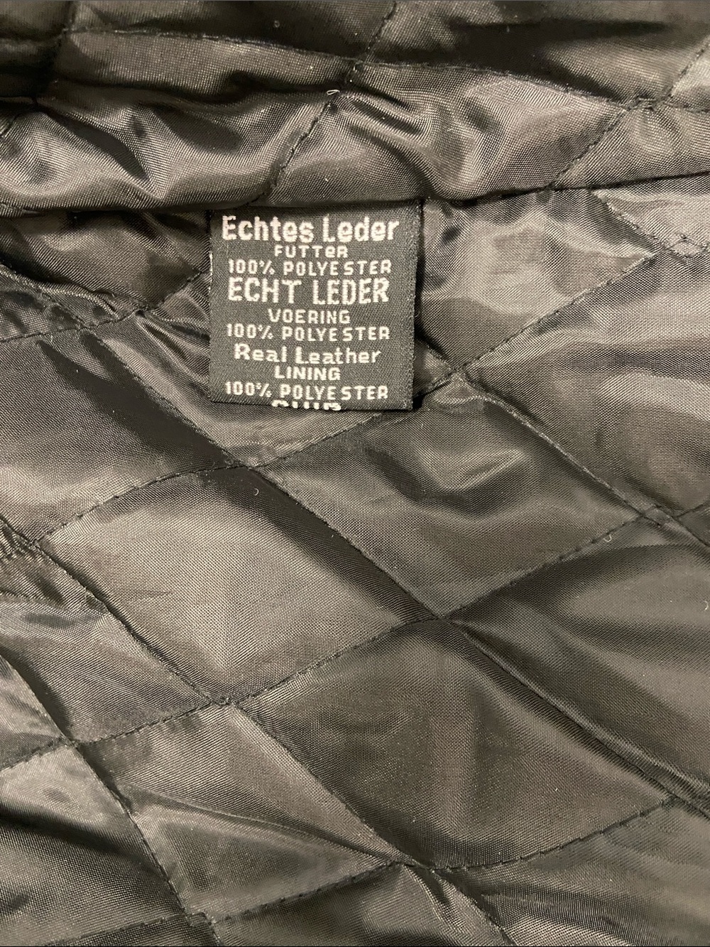 Xelements Black Leather Motorcycle Jacket - Picture 7 of 7